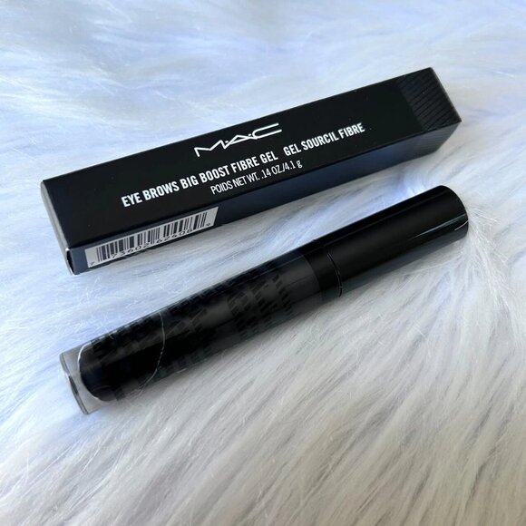 New MAC Eye Brows Big Boost Fibre Gel~ONYX ~Full Size 0.14 Oz / 4.1 g - Picture 3 of 5